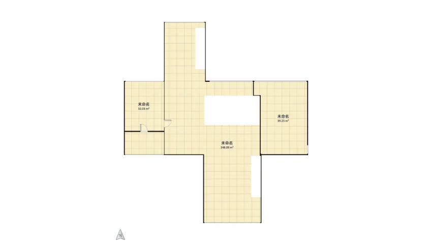 Street artist's house floor plan 555.55
