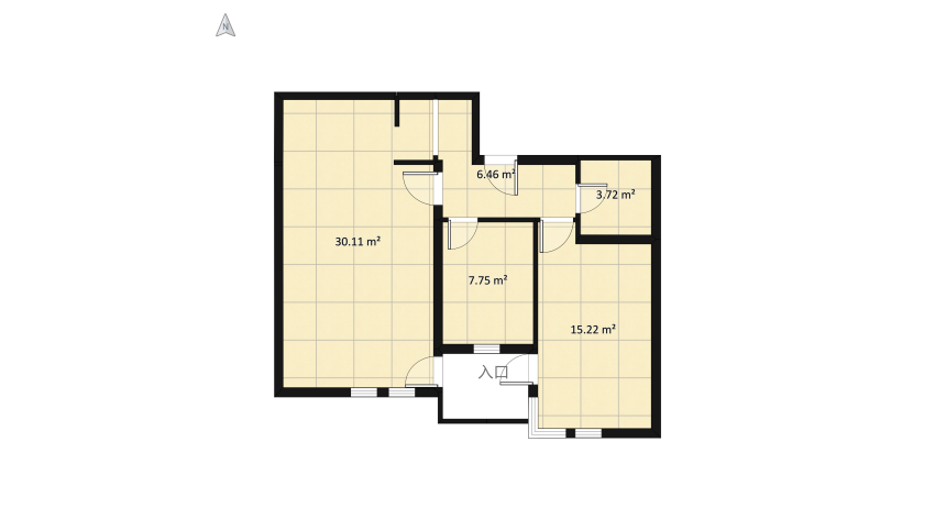 private apartman floor plan 70.97