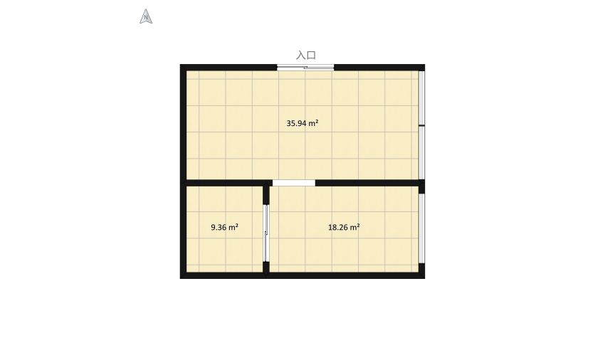 #OceanContest small living  floor plan 55.96