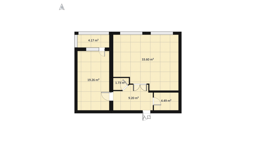 #HSDA2021Residential Неоклассика floor plan 83.56