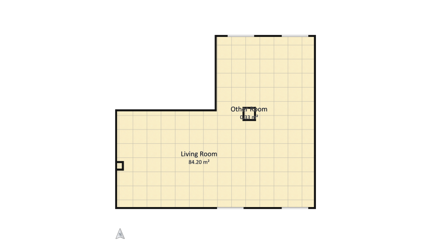 Loft floor plan 105.4