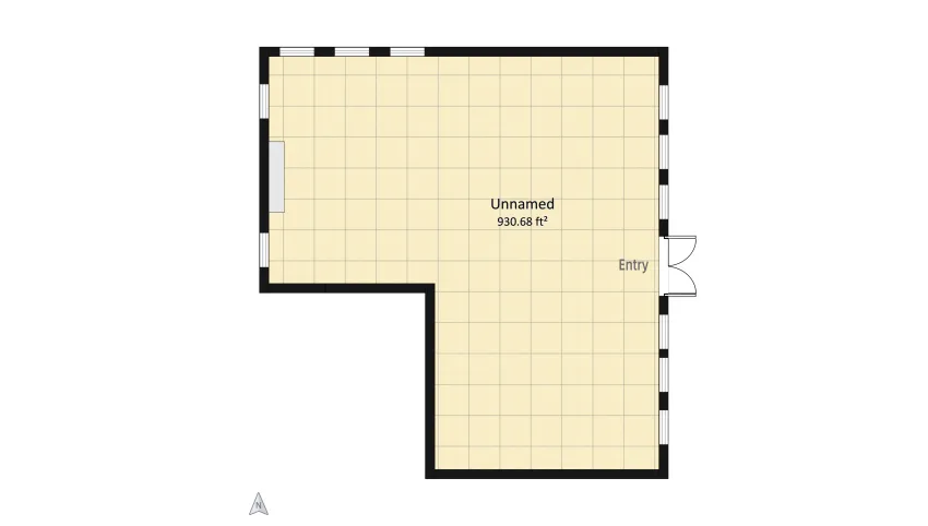Room 2- Bold Colors and Geometry floor plan 86.47