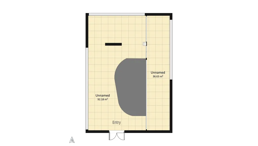 Living room oasis with sunken sofa floor plan 200.08