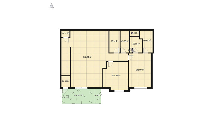 client house floor plan 145.82