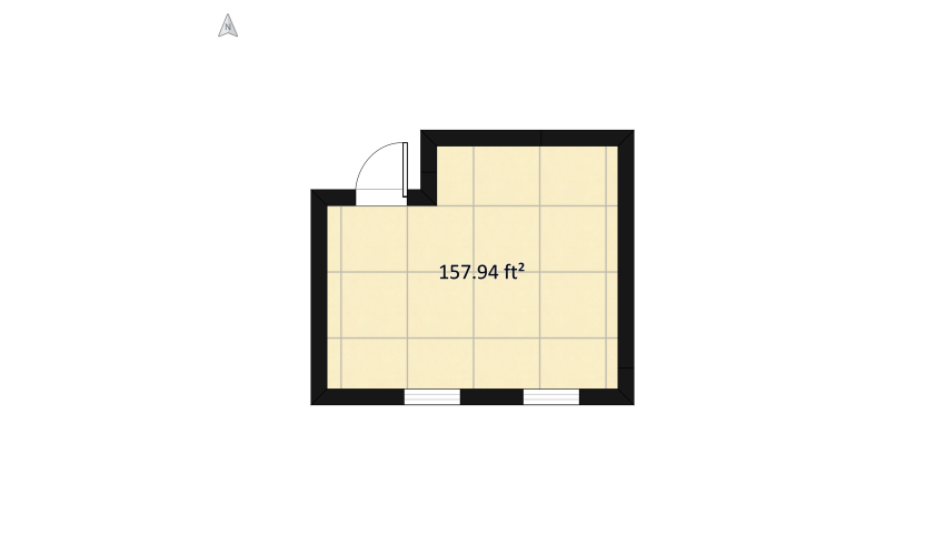 My room floor plan 16.67