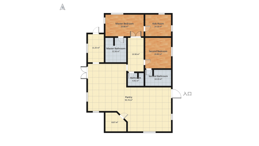 Starter Home floor plan 234.2