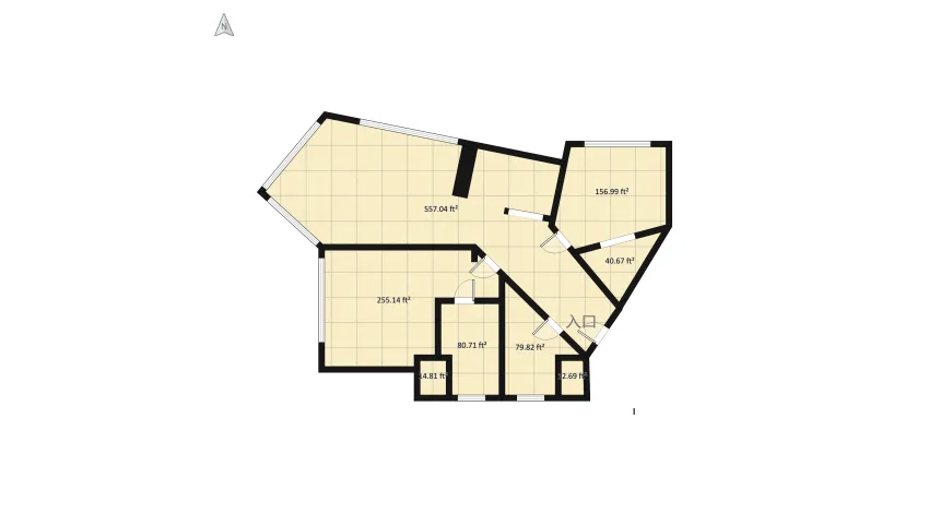 Apartment floor plan 127.65