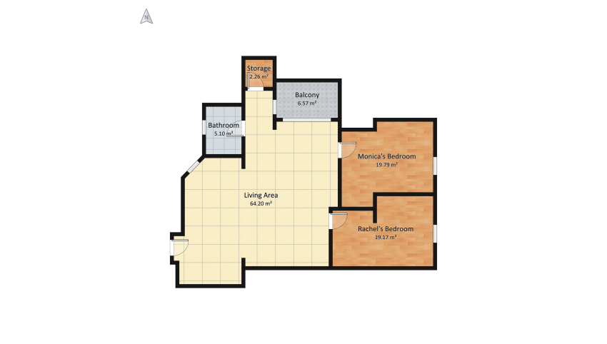''Friends'' apartment renovation floor plan 128.02