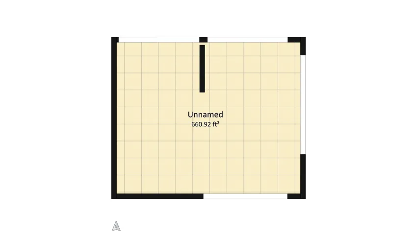 8 Industrial Style Tall Single Room floor plan 61.41