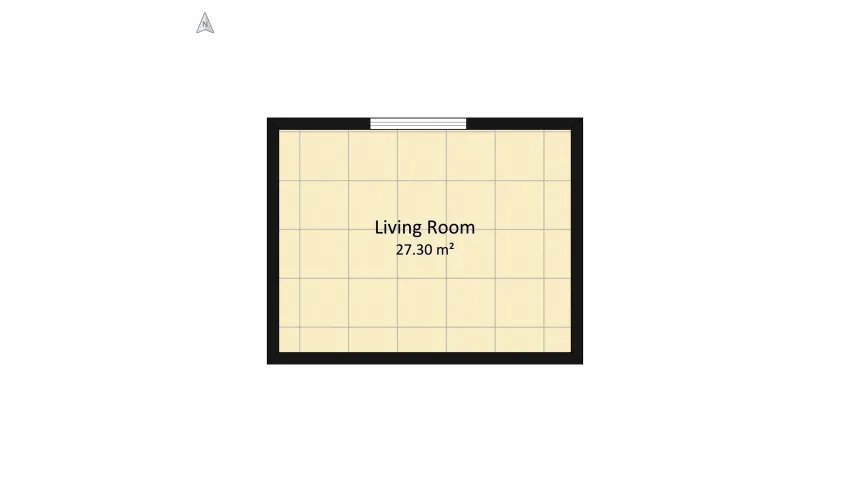 Modern Bohemian living room floor plan 29.9