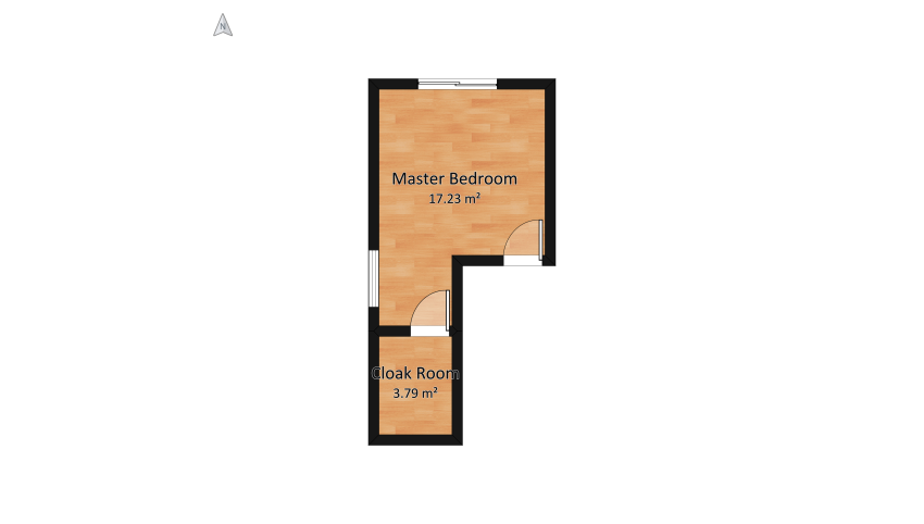 bedroom OBrien floor plan 24.3