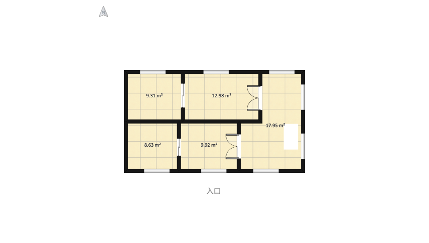 Countryside house floor plan 166.12