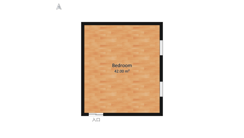 #AmericanRoomContest- Dream Luxury Bedroom floor plan 45.18