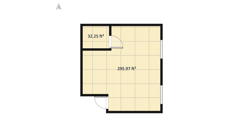 Cozy small space floor plan 32.83
