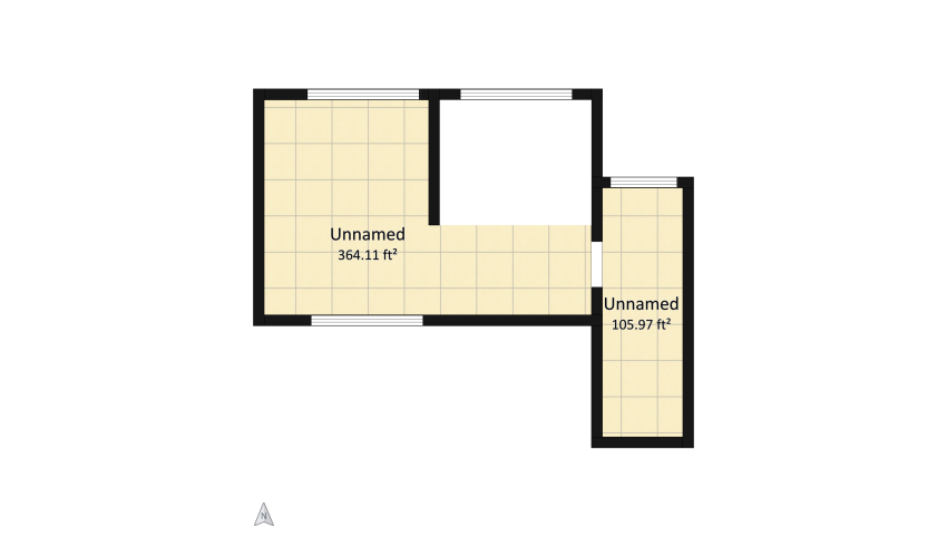 Main Area With Sunken Living Room floor plan 76.63