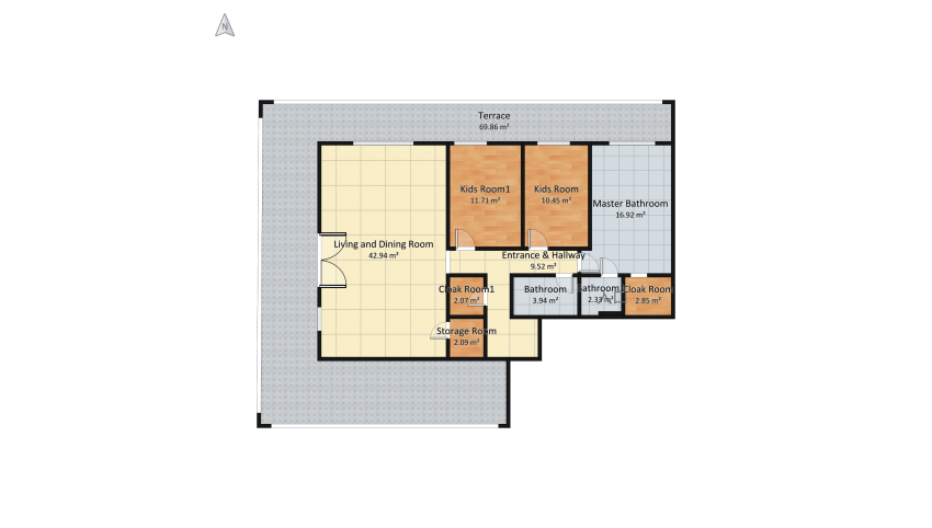 Bungalow floor plan 190.18