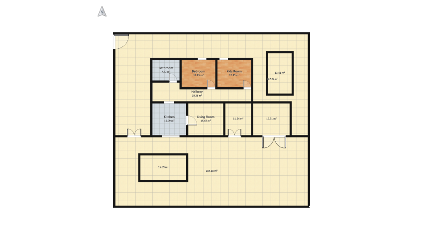 Remodelación de una casa. floor plan 506.41