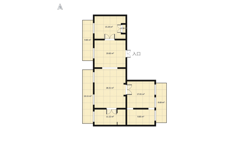 casa 1 floor plan 150.47