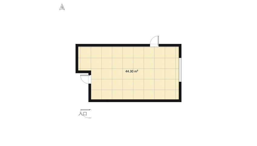 projekt SZULO - demo floor plan 47.85