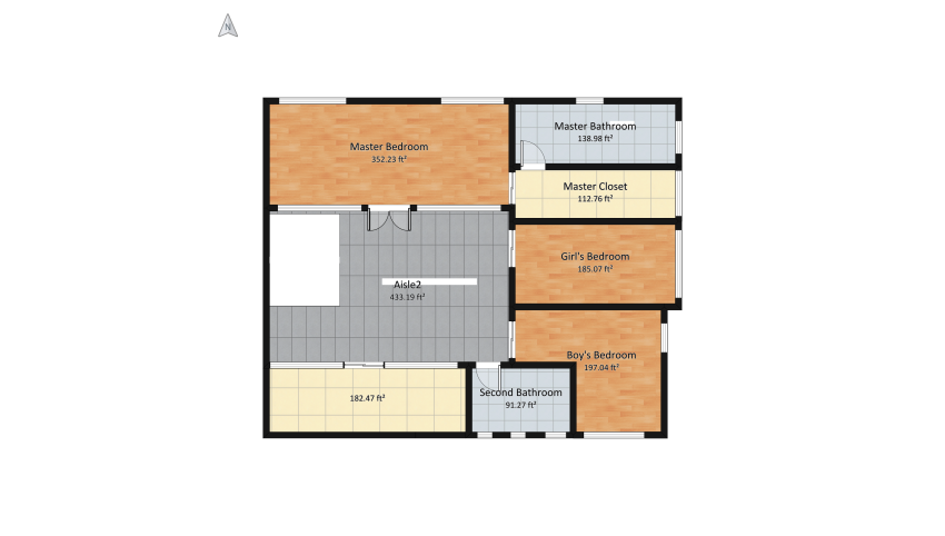 City Roof House floor plan 527.24