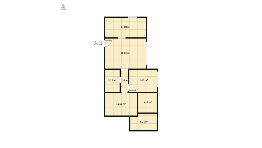 Cozinha floor plan 82.62
