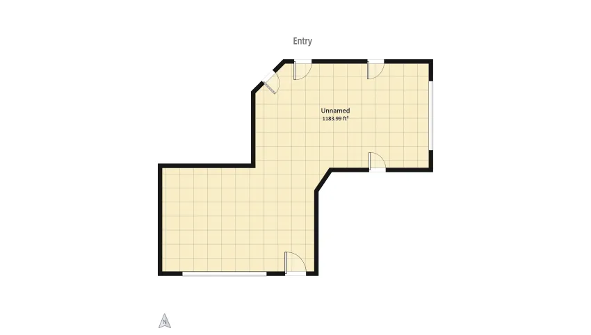 Modern Low Maintenance Living room floor plan 110