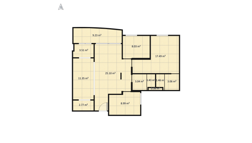 Design Universal - Casa para Cadeirante floor plan 103.68