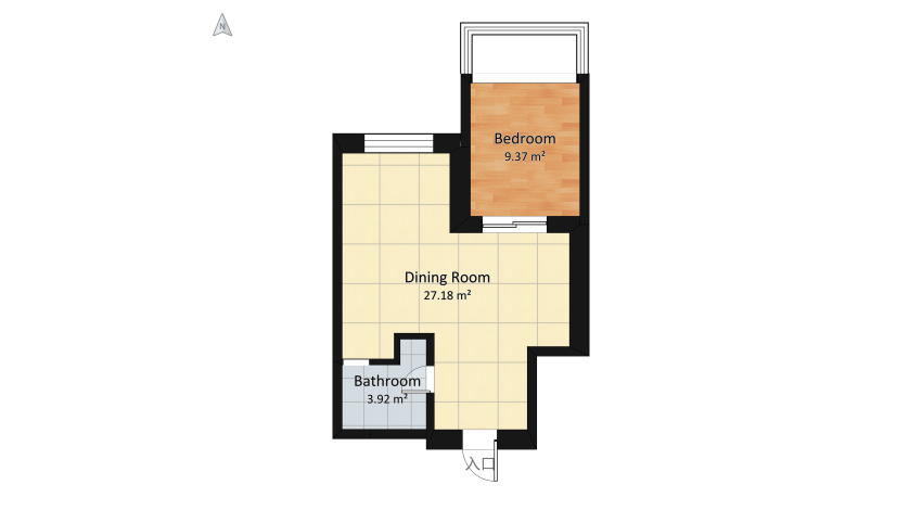 interior design Studio floor plan 48.28