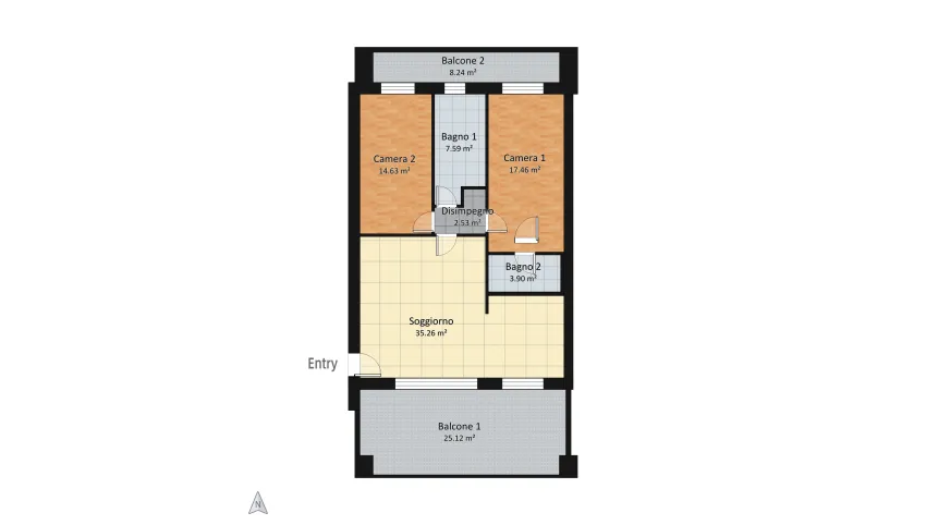 A3-A9 TRILOCALI CTS floor plan 114.73