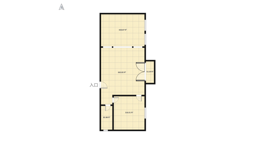 departamento floor plan 156.18