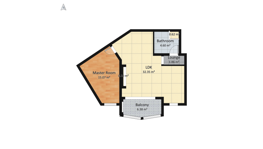 Room 3 - Honeycomb Element floor plan 70.74