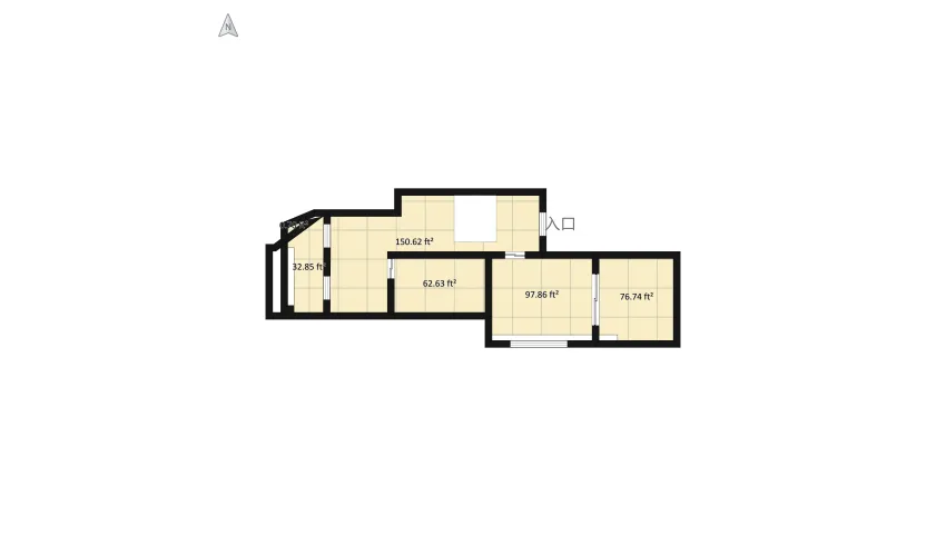 white toned bohemianscandinavian styled home  floor plan 260.29