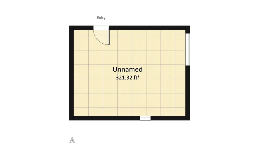 Pink and Mint Bedroom floor plan 29.86