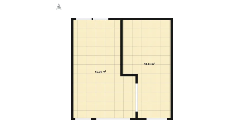 LivingArea floor plan 118.67