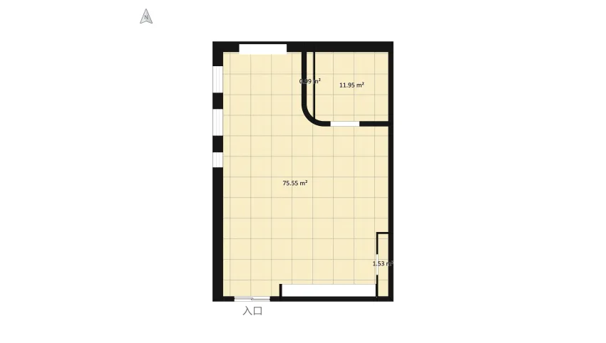 #EmptyRoomContest-NYstudio floor plan 100.63