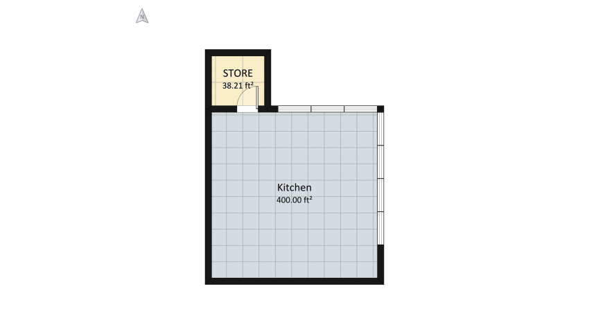 KITCHEN floor plan 44.66