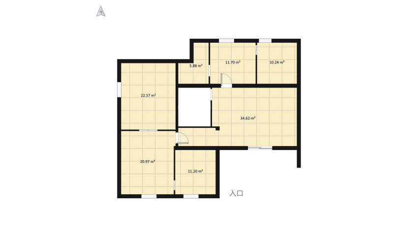 Copy of Casa privata moderna floor plan 457.39