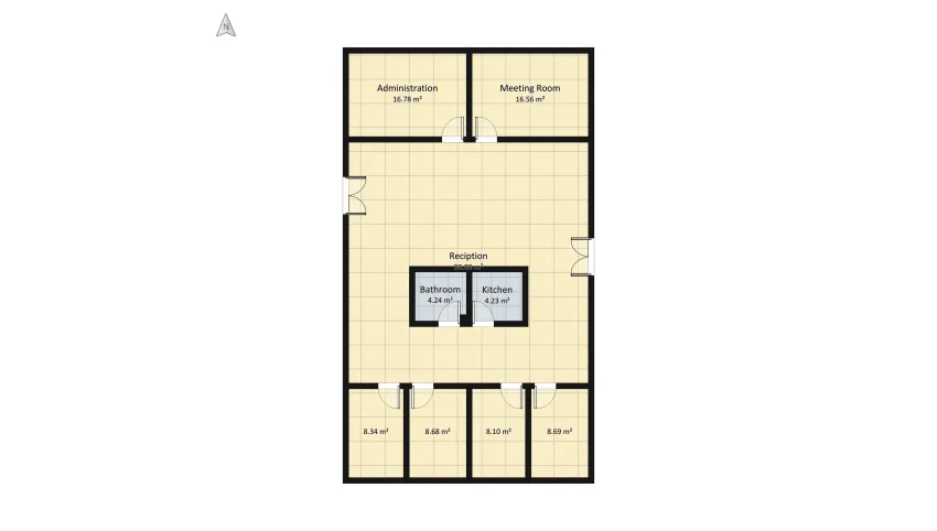 7 Delicate Industrial Style Studio floor plan 191.55