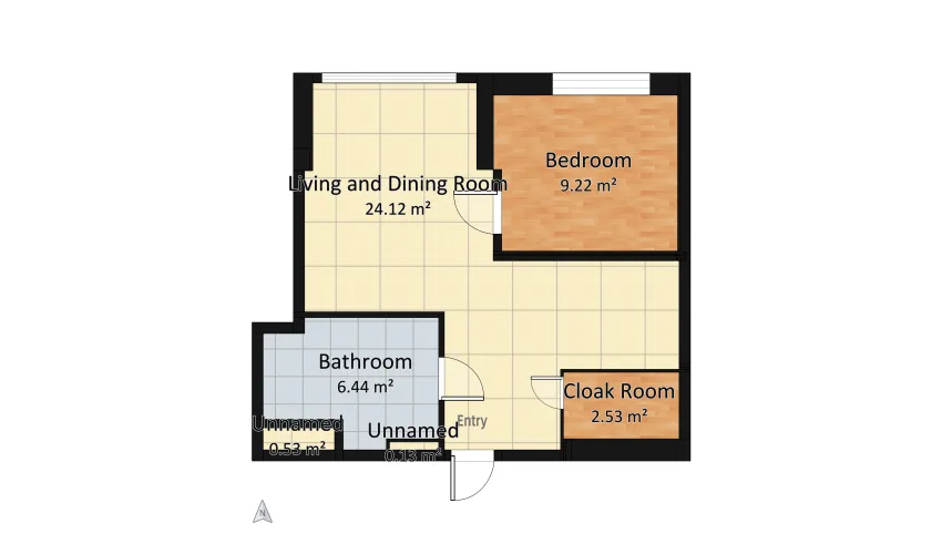 Copy of БДП кухня floor plan 42.98
