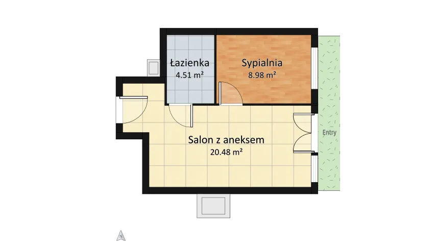 OFERTA GDAŃSK ODEA SUCHANINO floor plan 55.83