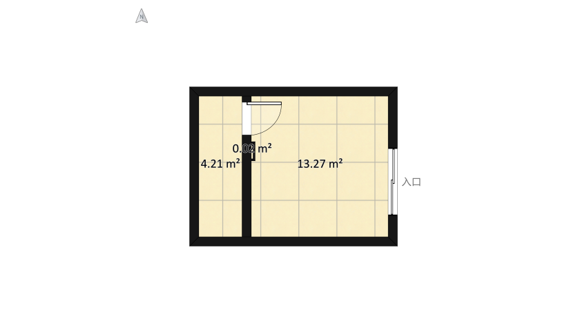 Bed room-1 (El Sebaay Villa) floor plan 20.57