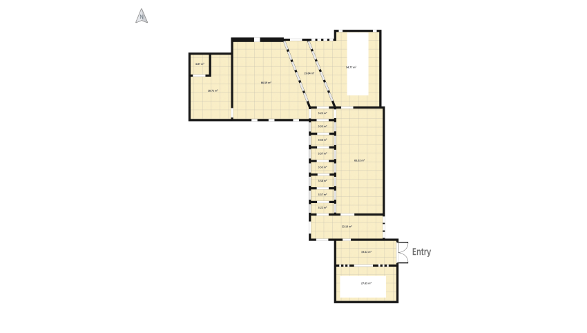 Onirique,atypique et hétéroclite floor plan 371.6