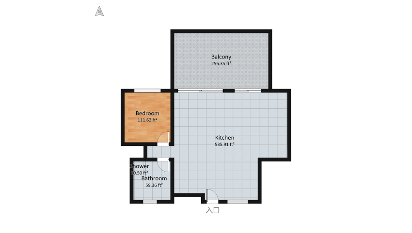 Fixer Upper floor plan 99.88