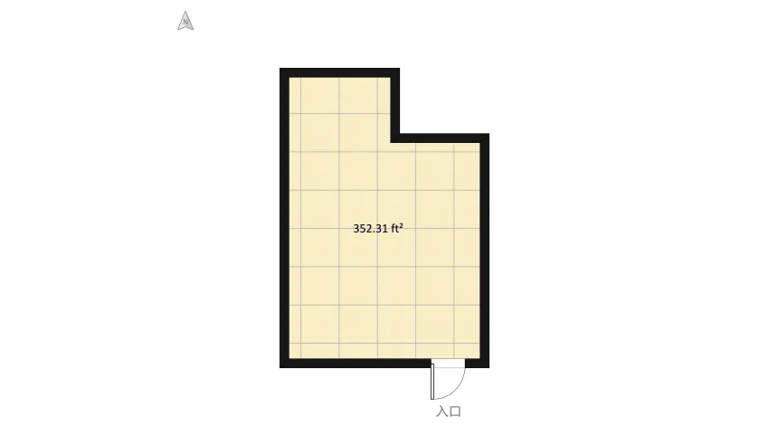 Modern bedroom floor plan 35.76