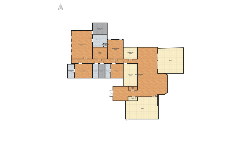 Christmas/dream house at night floor plan 1089.71