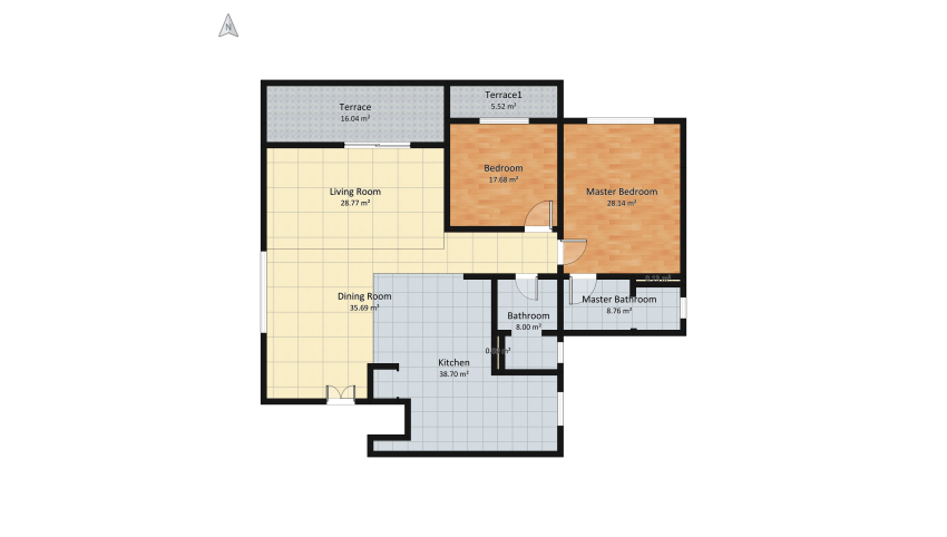 Ishital Apartament floor plan 207.95