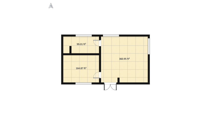 green tinyhome floor plan 64.85