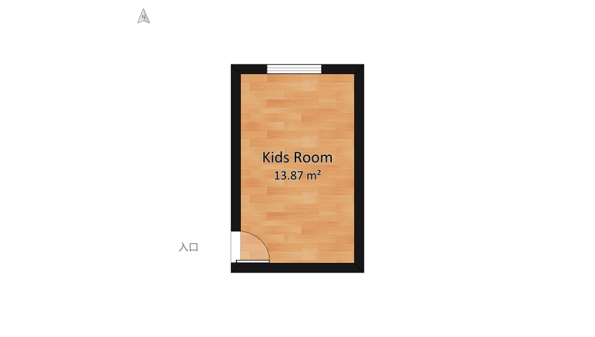  teenager's room #Skandynawski floor plan 15.78