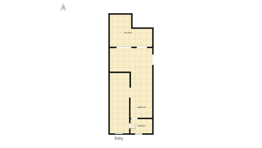 Loft Apartment floor plan 150.65