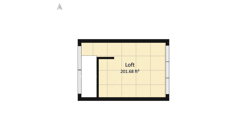 Rustic Loft floor plan 59.64
